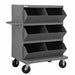 Mobile Storage Bin 2400 lb Steel 36 in.