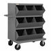 Mobile Storage Bin 2400 lb Steel 36 in.