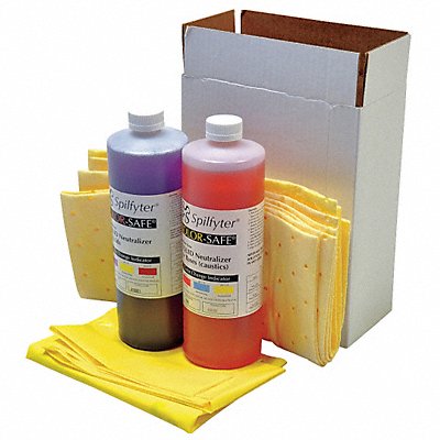 Spill Kit Chem/Hazmat White PK4