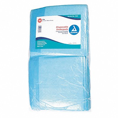 Disposable Underpads 23x36In 45 g PK150