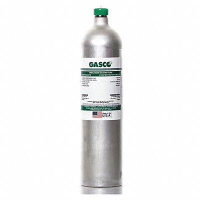 Calibration Gas 58L Aluminum C-10 500psi