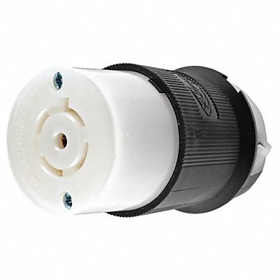 Locking Connector Black/White 4 Poles