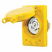 Watertight Locking Receptacle 347/600VAC