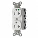 Receptacle White 20 A 2P3W Back 1PK