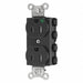 Receptacle Black 15 A 2P3W Back 1PK