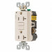Recept Lt Almd 20 A GFCI 2P3W Bk Sd 1PK