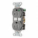 Receptacle Gray 15A 125VAC Duplex Outlet
