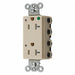 Receptacle Ivory 3 Wires 2 Poles