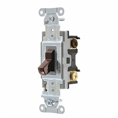 Wall Switch Brown 15A 3-Way Switch