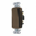 Wall Switch 20A Brown 1 HP 4-Way Switch