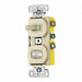 Combo Device Ivory 1P Switch/Pilot Light