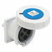 Pin and Sleeve Receptacle Blue 240VAC