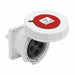 Pin and Sleeve Receptacle Red 480VAC