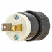 Blade Plug Black/White 0.5 HP 125VAC