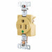 Receptacle Ivory 15A Nylon 0.5 HP