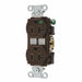 Receptacle Brown 20A Nylon 1.0 HP