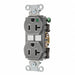 Receptacle Gray 20A Nylon 1.0 HP 2 Poles