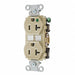 Receptacle Ivory 20A 1.0 HP 3 Wires