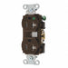 Receptacle Brown 20A Nylon 2 Poles