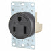 Receptacle Black 50A 2.0 HP 2 Poles