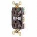Receptacle Brwn 20A Nylon 1.0 HP 2 Poles
