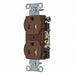 Receptacle 15A Nylon 0.5 HP 2 Poles