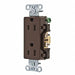 Receptacle Nylon 0.5 HP 2 Poles 125VAC