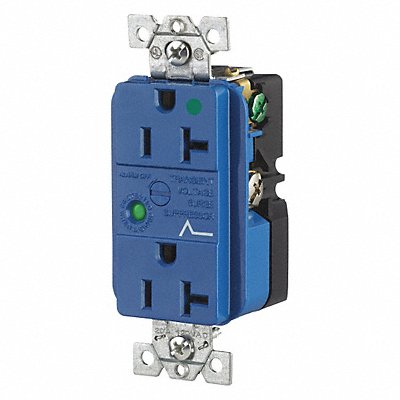 Receptacle Nylon 1.0 HP 125VAC 3 Wires