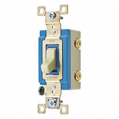 Illuminated Wall Switch Ivory 15A