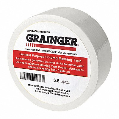 Masking Tape 3/4 W 60 yd L White PK48