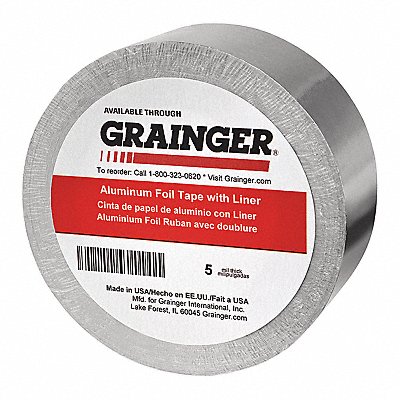 Foil Tape 1 in x 60 yd Aluminum PK36