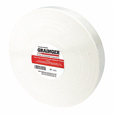 Foam Tape 11/16  x 11/16  White PK864