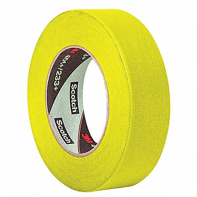 Masking Tape 1 W 120 yd L Yellow PK36