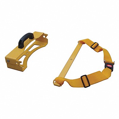 Wall Mounting Strap Yellow 2 H