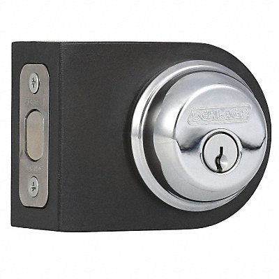 Deadbolt Bright Chrome Keyed Different