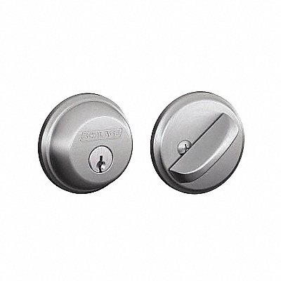 Deadbolt Satin Chrome Alike Keying