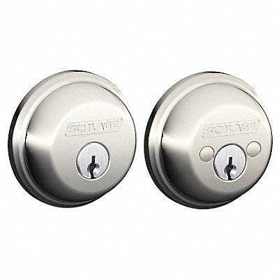 Deadbolt Polished Nickel Double Cylinder