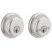 Deadbolt Bright Chrome Double Cylinder