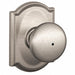 Knob Lockset Mechanical Privacy Grd. 2