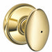 Knob Lockset Bright Chrome Privacy Gr 2
