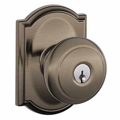 Knob Lockset Mechanical Entrance Grd. 1