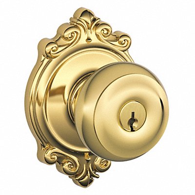 Knob Lockset Mechanical Entrance Grd. 1