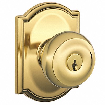 Knob Lockset Mechanical Entrance Grd. 1