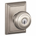 Knob Lockset Mechanical Entrance Grd. 1