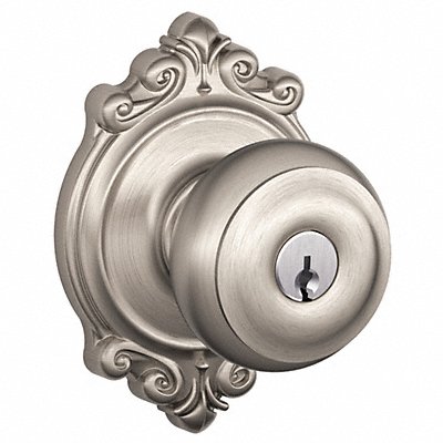 Knob Lockset Mechanical Entrance Grd. 1