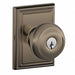 Knob Lockset Mechanical Entrance Grd. 1