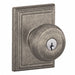 Knob Lockset Mechanical Entrance Grd. 1