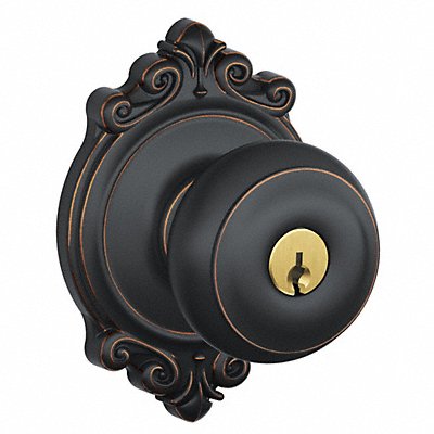 Knob Lockset Mechanical Entrance Grd. 1