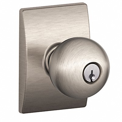 Knob Lockset Mechanical Entrance Grd. 1