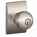 Knob Lockset Mechanical Entrance Grd. 1